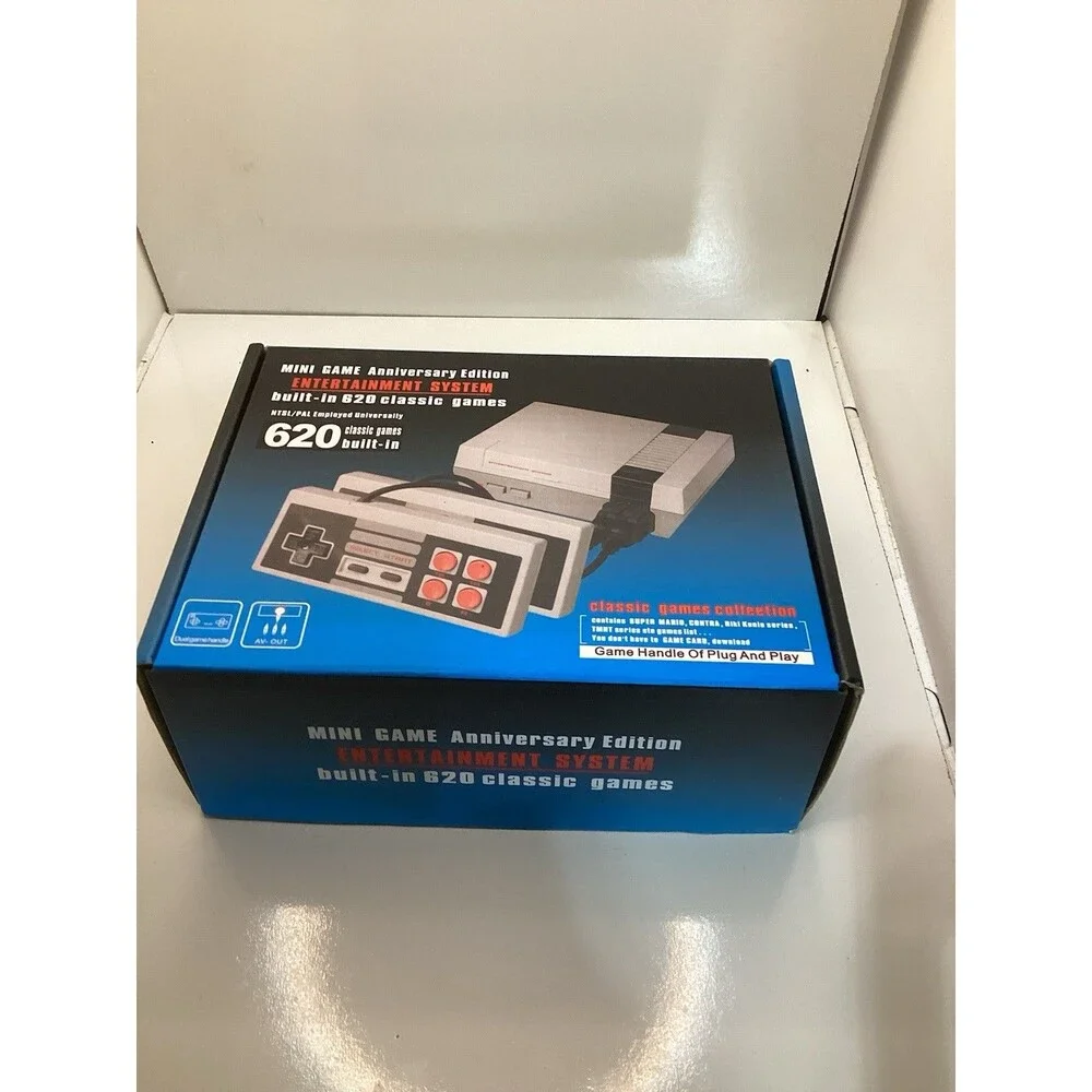 620 Classic Games Mini Console Retro NES Style Plug & Play AV Game System
